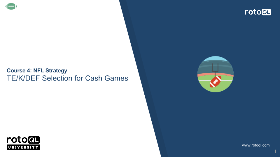Thumbnail_NFL- TE%2FK%2FDEF Selection for Cash Games